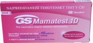GS mamatest tehotenský test